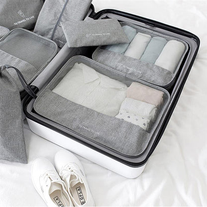 Sacs de rangement imperméables pour valise | 8 pièces